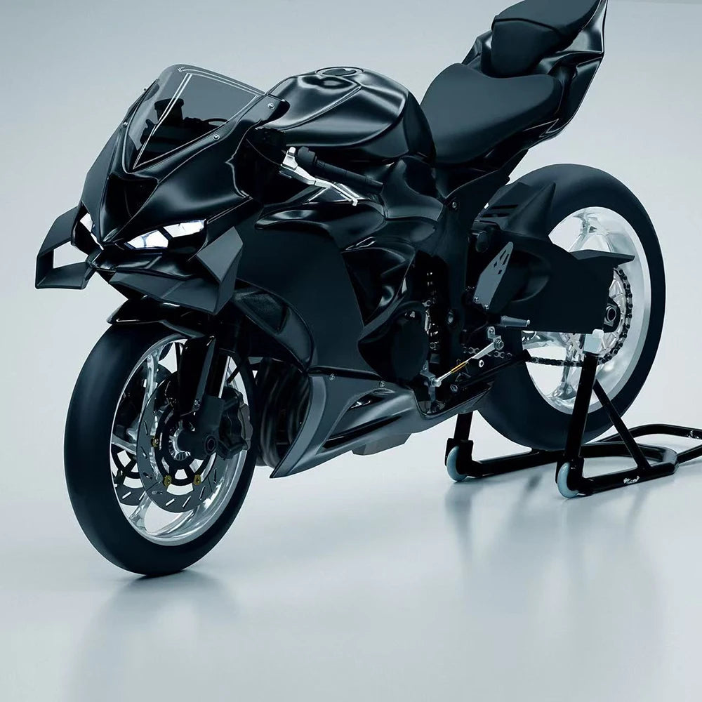 For Kawasaki Ninja ZX-6R ZX636 2024-2025 2026 Motorcycle Winglets Aerodynamic Wind Side Wings Spoiler Fairing