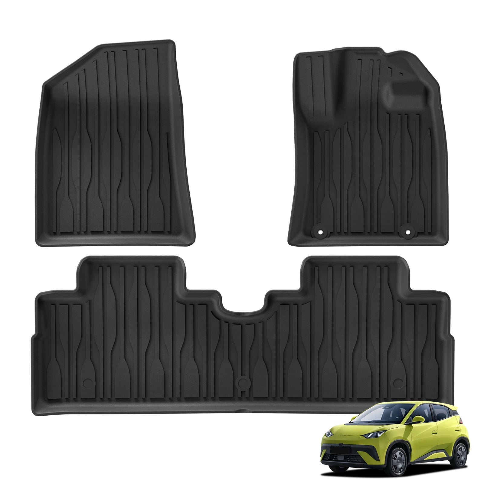 LUCKEASY Left/Right Drive for BYD Seagull/ATTO1 2025 Car Floor Mats Protective Pad Interior Accessories Waterproof Trunk Mat