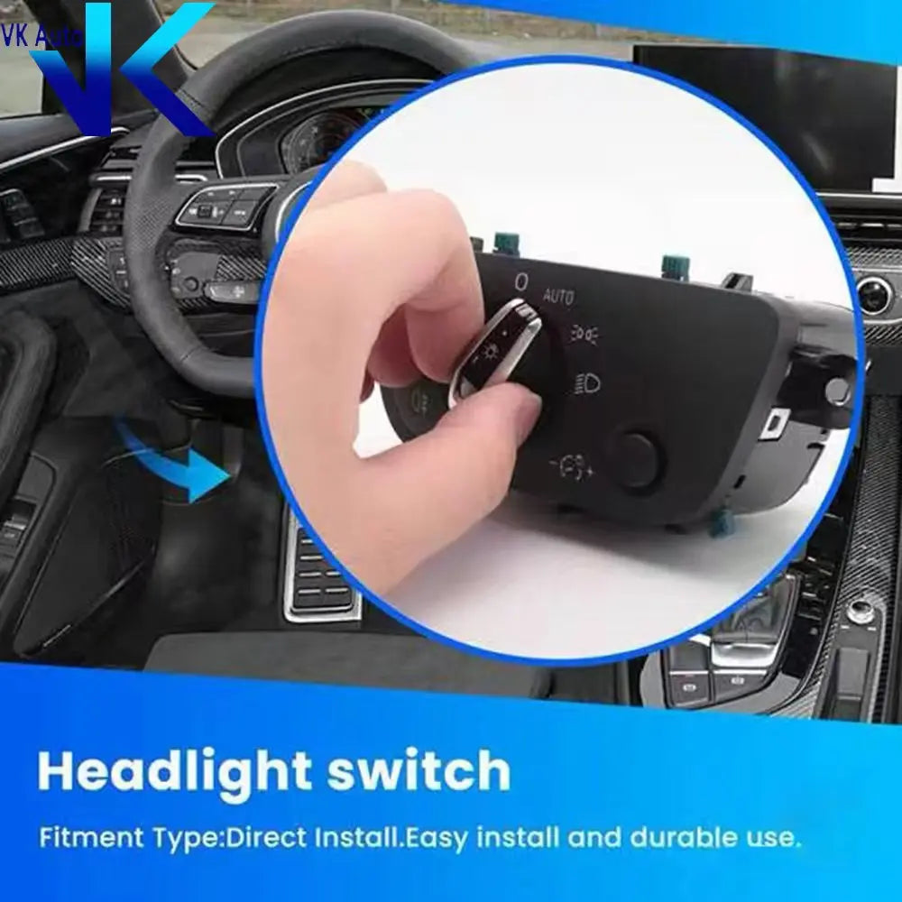 Car Lght Switch For Audi A4 A5 Q5 Q7 4M0941531AA Headlight Switch with HUD switch 4M0 941 531 AA
