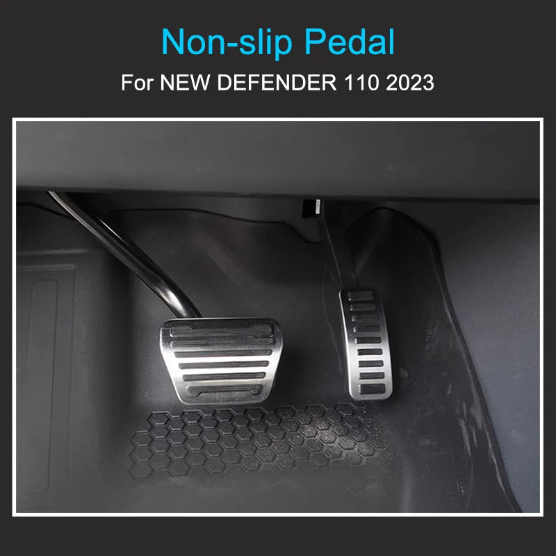 90 110 2020-2024 Non-slip Accelerator Pedal for Defender Upgrade the Brake Accelerator Pedal for Land Rover Defender