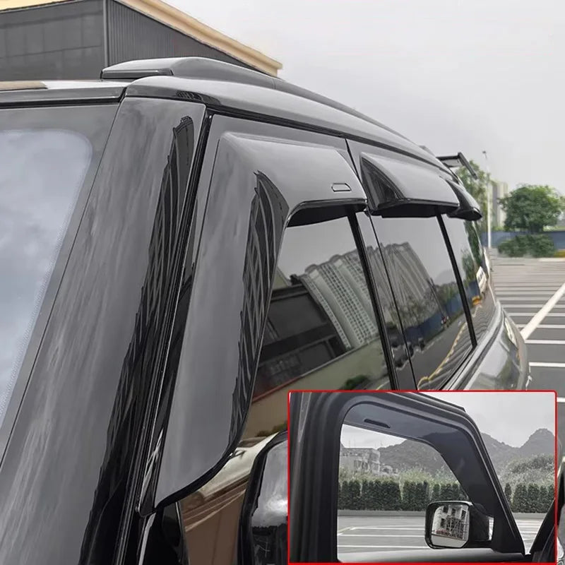 For ROX 01 Polar Stone (Jishi) 01 2023 2024 2025 2026 Car Window Visors Rain Shield trim light strip Exterior modification