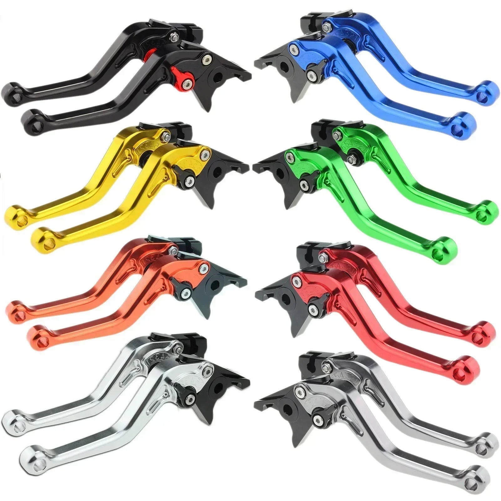 Ellipse Motorcycle Brake Clutch Levers For Yamaha FZ07/MT07 FZ09/MT09/SR 14-18, XSR 700/900ABS FZ-10/MT-10 16-18,  FZ6R 09-17
