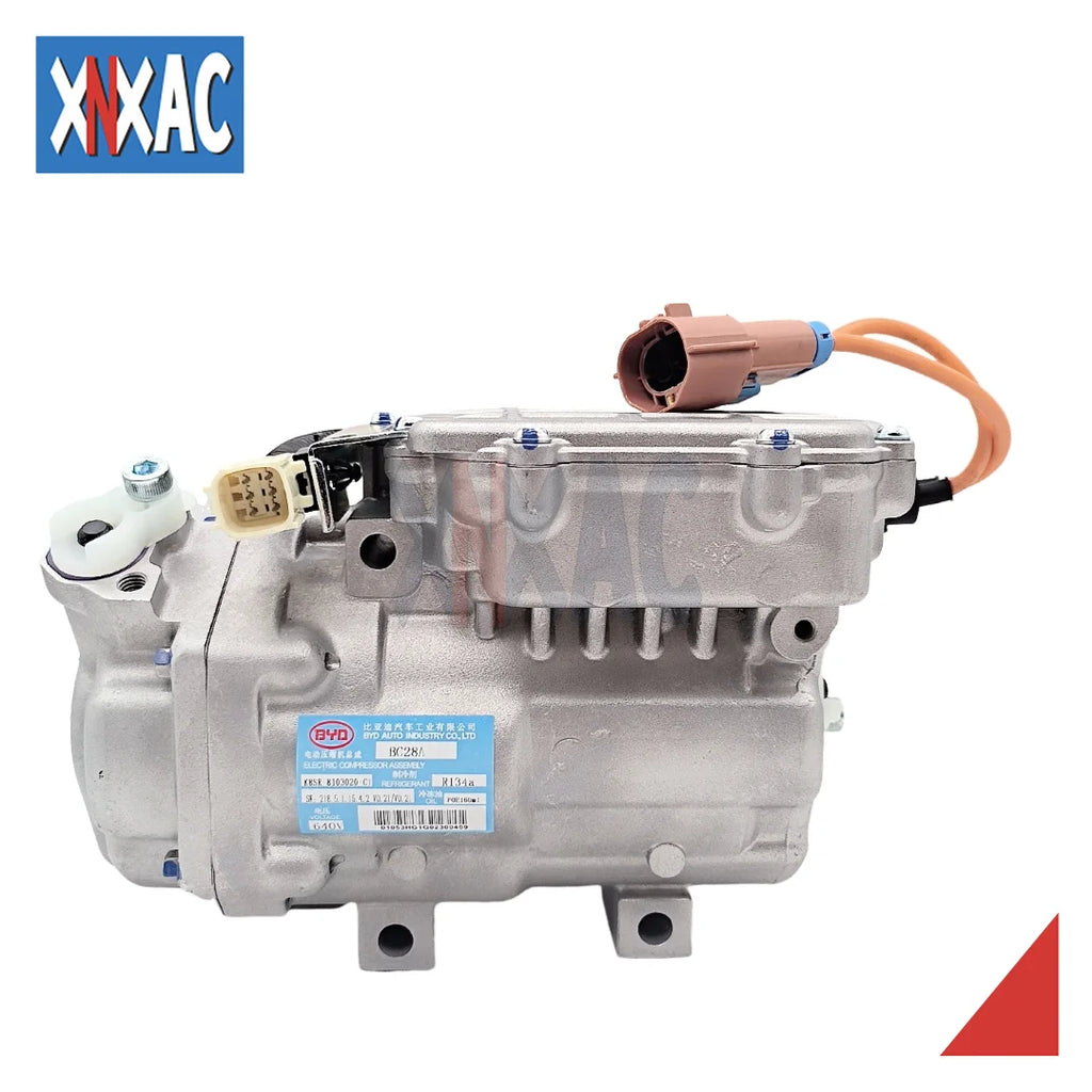 Hybrid Car AC Compressor Electric Compressor for BYD K8 640V Model BC28A  OEM K8SR-8103020-C1 New