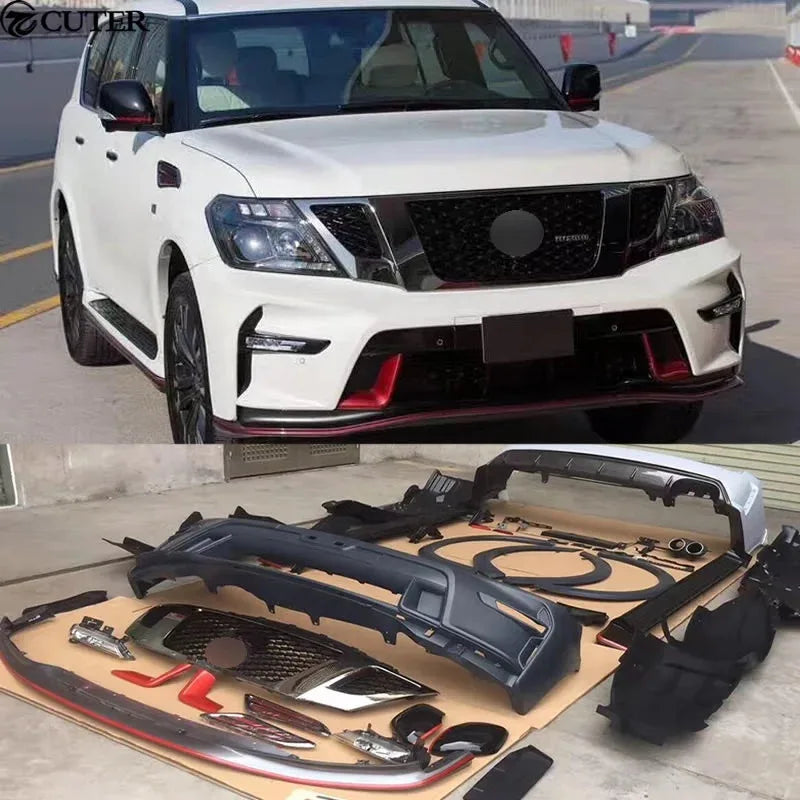 NISMO Style Facelift Upgr Body Kits For 2010-2019 Nissan Patrol Y62 Model to 2020 model