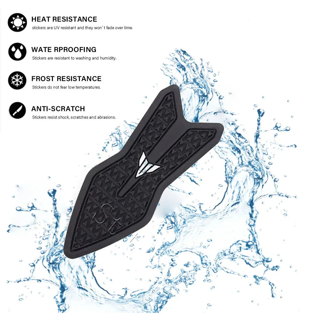Motorcycle Fuel Tank Stickers Waterproof Durable Pad for Yamaha MT07 MT-07 2025 Impact-Resistant Decal Easy Install