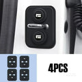 For ROX 01 Polestones 01 2023 2024 2025 Car Protect Door Mute Damping Cushion Silicone Lock Buckle Cover Pad Absorber Auto Parts