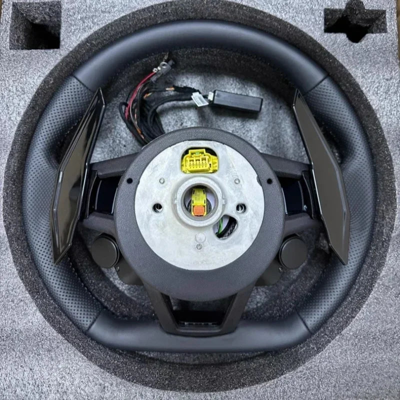 Customized Custom Leather Car Steering Wheel For Toyota Land Cruiser LC200 LC300 Prado 120 150 200 LC79 LC70 LC76 Steering Whee
