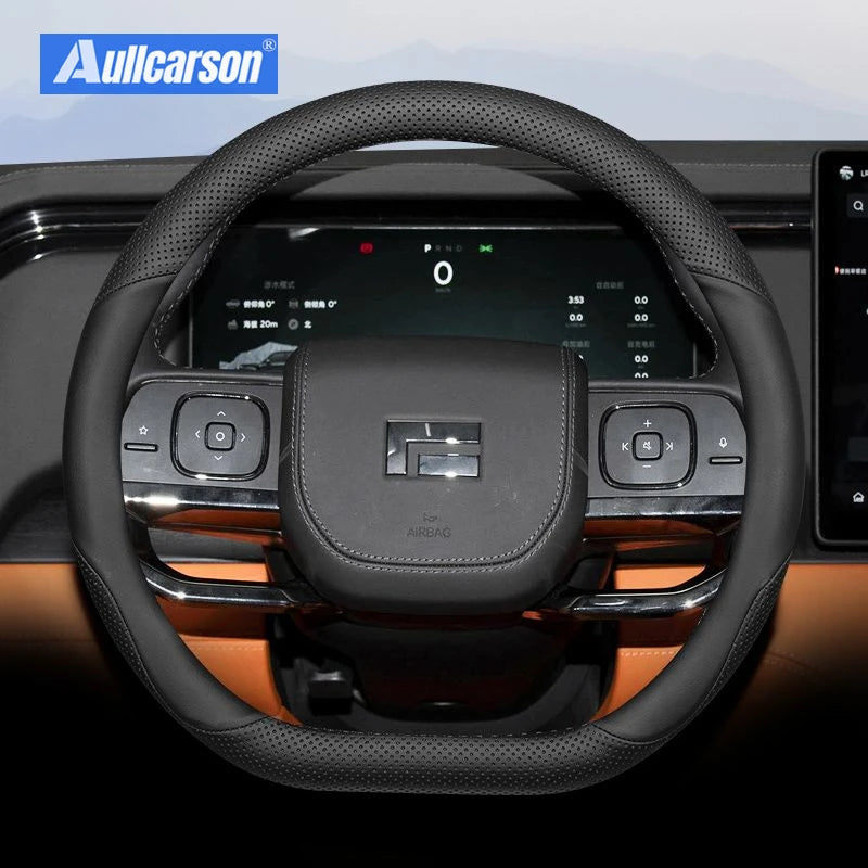 For Rox 01 Polestone 2024 2025 Steering Wheel Cover Breathable Anti Slip PU Leather Car Accessories