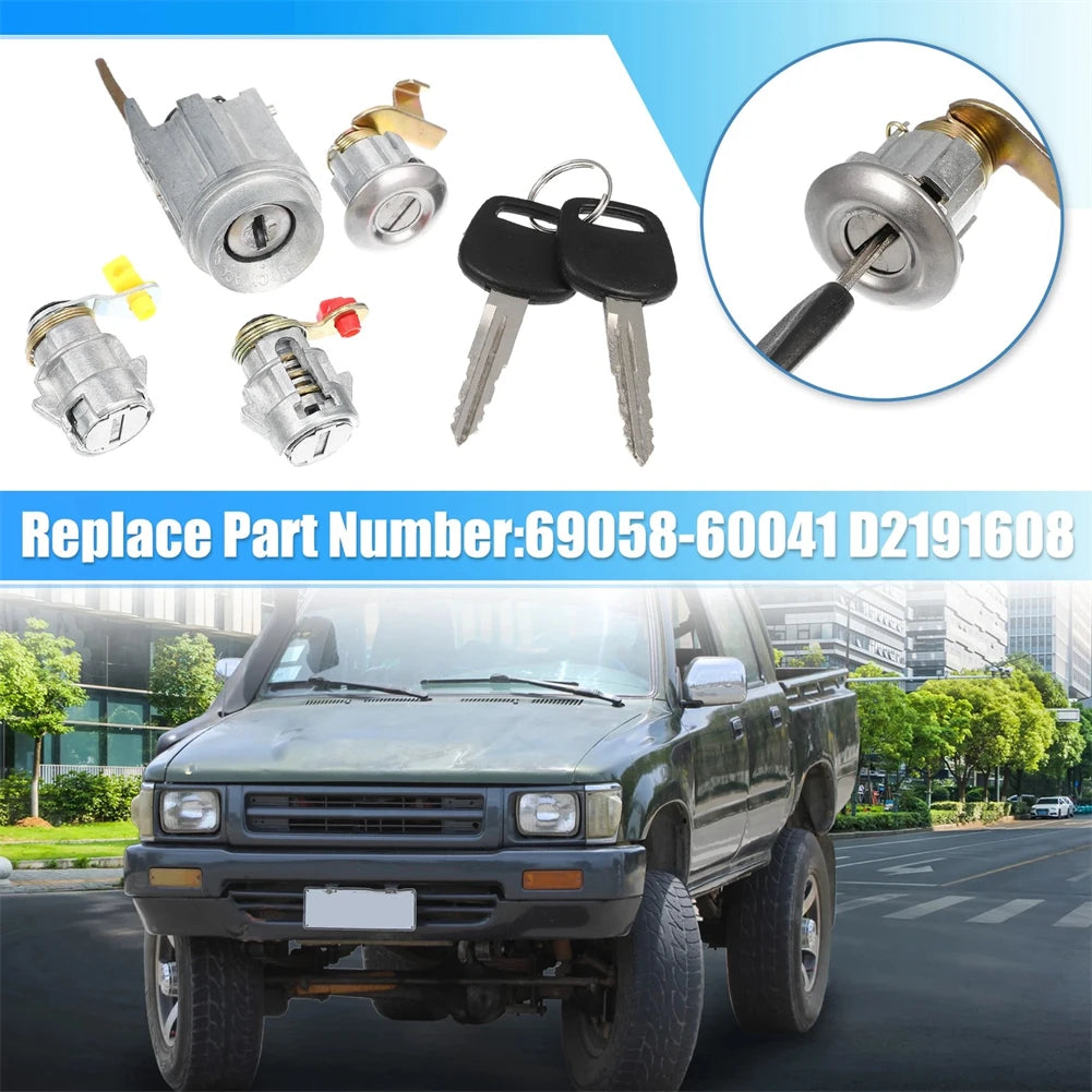 Car Ignition Switch Lock Cylinder Keys OEM 69058-60041 Replacement Parts For Toyota Pickup  For Hilux  For 4Runner