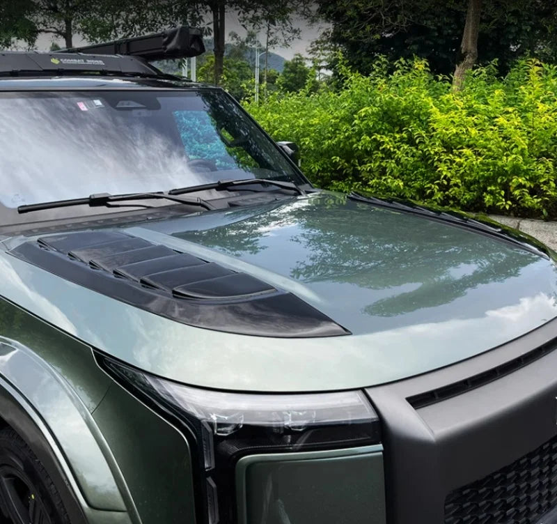 Car Hood Hood Cover Decorative Plate Fit for ROX 01 Modified Auto Hood Cover Decorative Sticker Car Exterior Decoration Parts