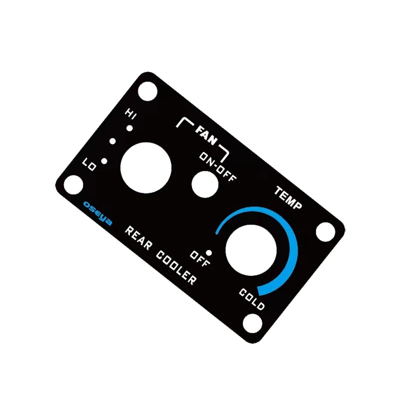 Refrigerator Switch Panel Patch For Nissan Patrol Y60 Interior Accessories Nissan Patro Safari Rear Refrigerator Sticker