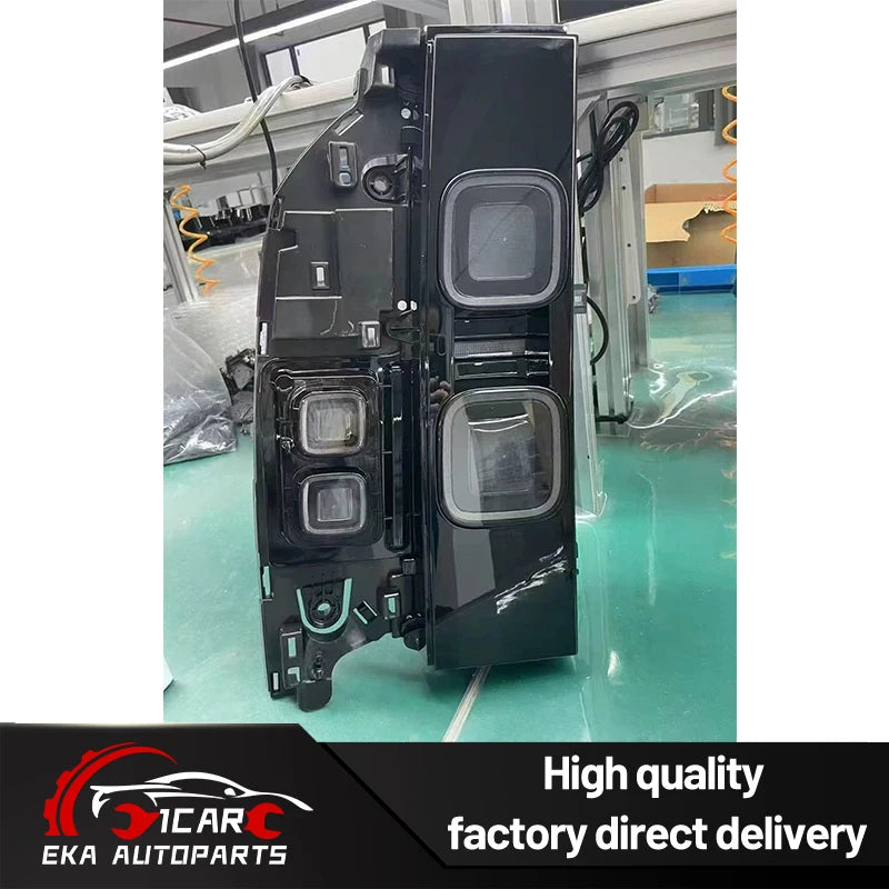 2026 Style Smoked LED Tail Lights for Land Rover Defender 2020‑2025, Direct Plug‑and‑Play Upgrade Rear Brake Lamp, High Quality