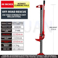 20/33/48 Inch Farm Jack High Lift Jack Off Road Recovery Jack 3 Ton Vehicle Lifting Tool For Jeep SUV Truck ATV UTV 4WD