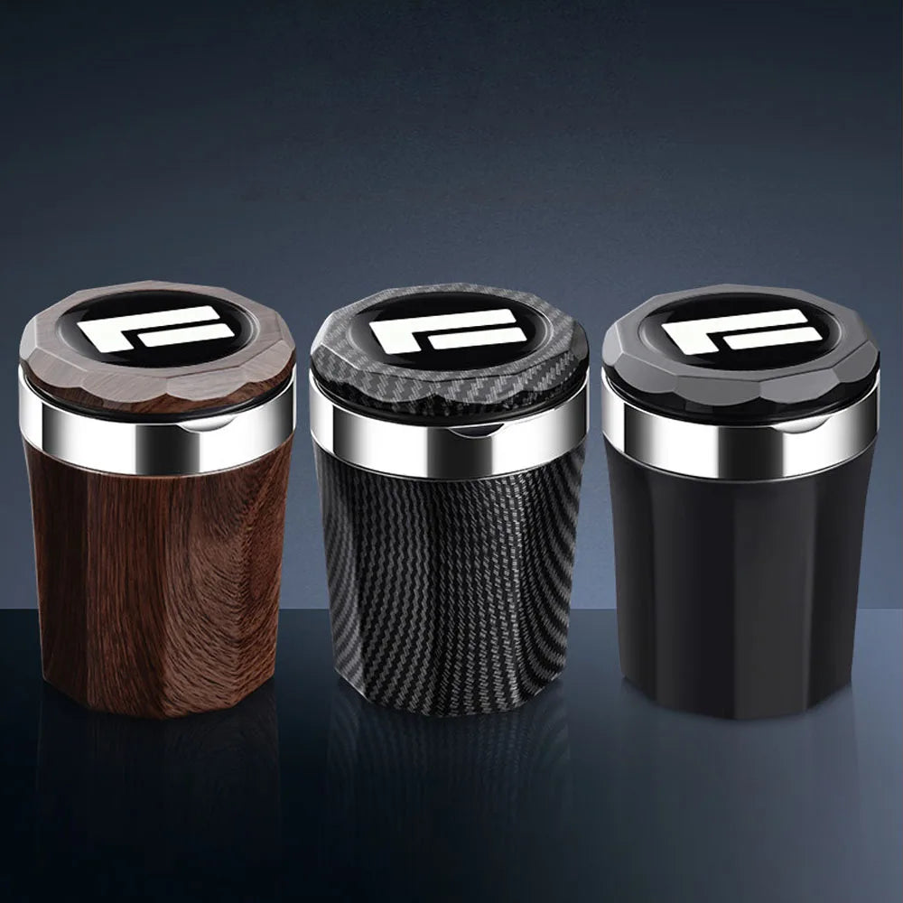 Car Ashtray With Lid Light Fit For Rox Adamas 2025 2026 Stainless Steel Inner Pot Interior Modification Supplies