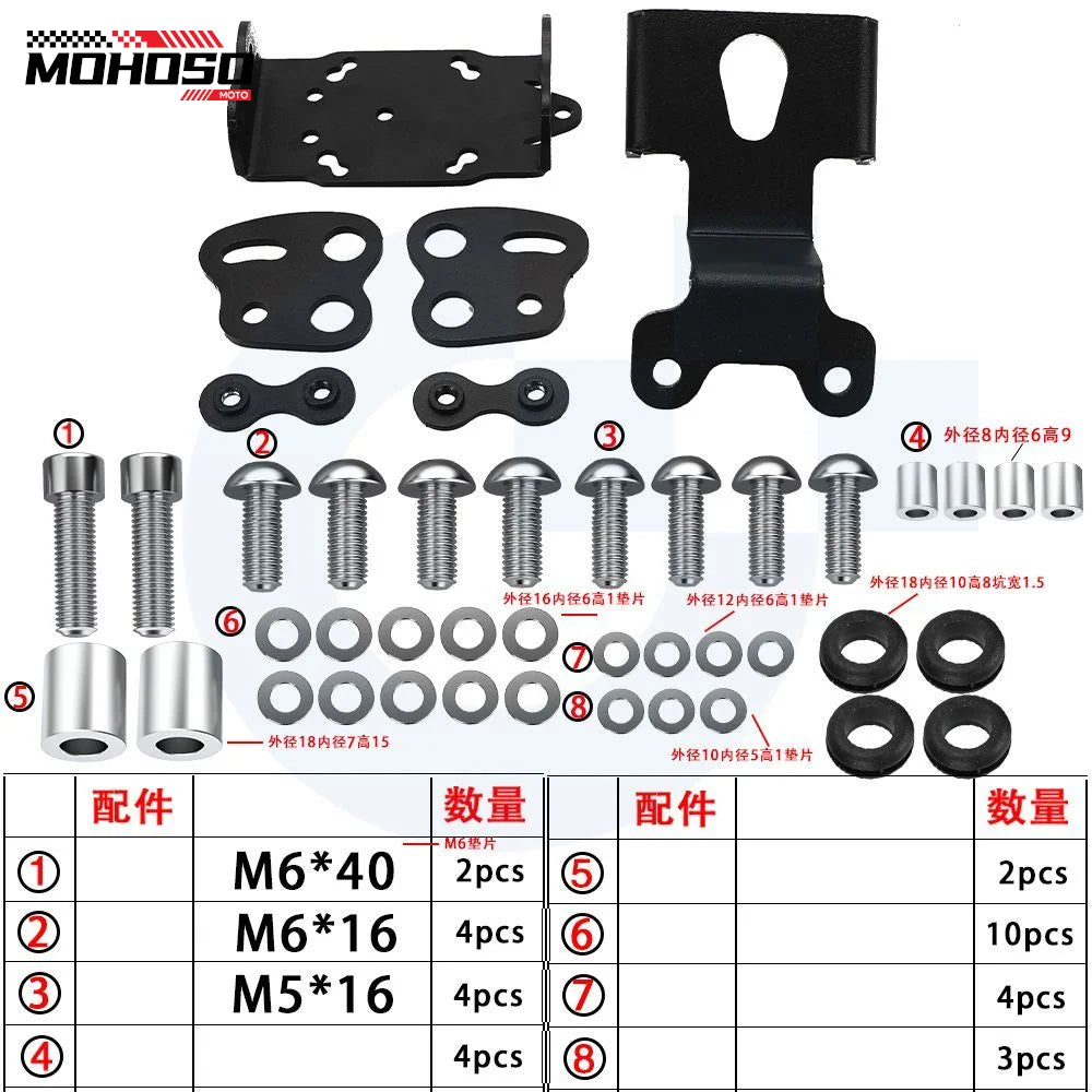 For Kawasaki Ninja H2 SX 2018 2019 2020 Cellphone Phone GPS Navigation Mount Bracket Ninja H2SX Handlebar Bar Extension Holder