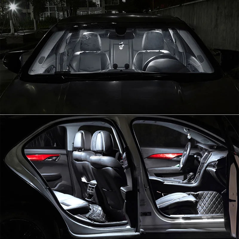 TPKE LED Interior Reading Trunk Sunvisor Light Kit For Nissan Qashqai J10 J11 J12 2007-2019 2020 2021 2022 2023 2024 Accessories