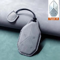Car Remote Key Case Cover For BYD Equation Formula Leopard 5 8 3  Leather Keychain Shell Luxury Key Holder Protector Accessories