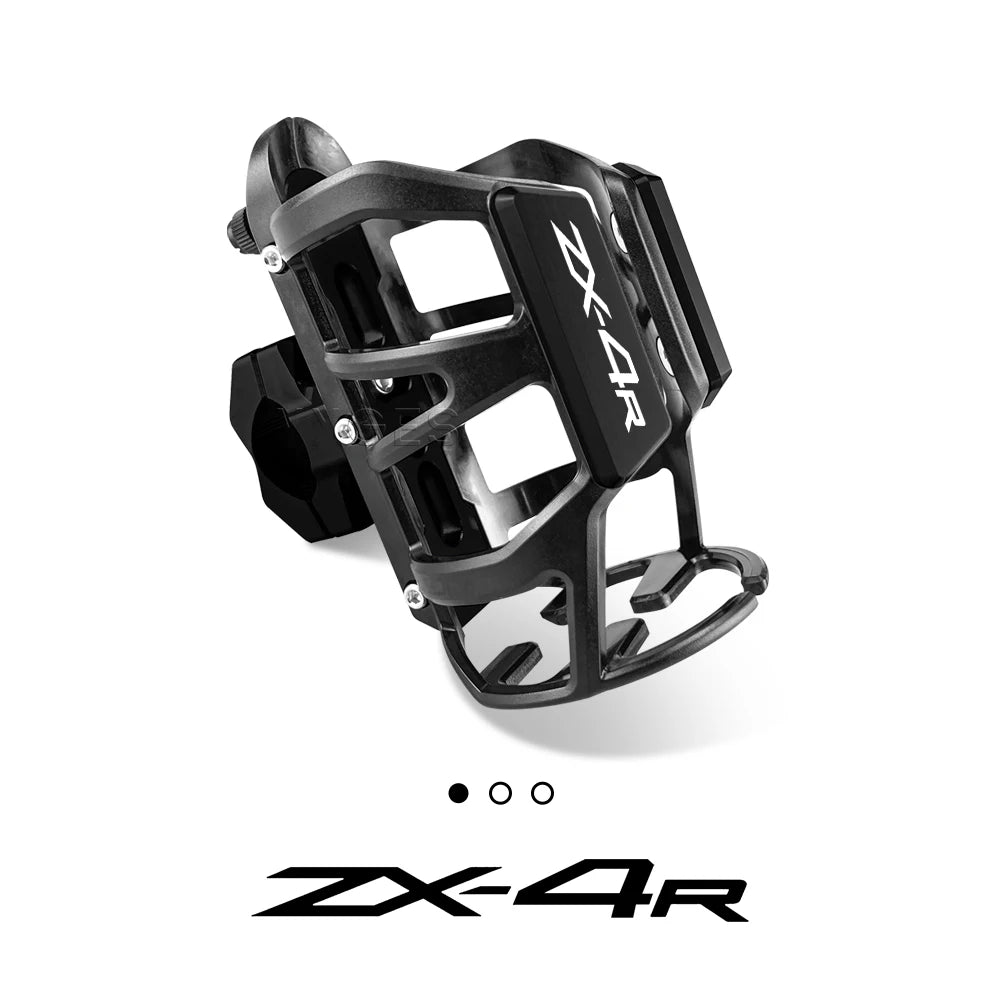 قاعدة زجاجة مياه للمشروبات للدراجات النارية كاواساكي نينجا ZX-6R ZX6R ZX-4RR ZX4RR ZX-4R ZX4R، حامل أكواب مياه للمشروبات