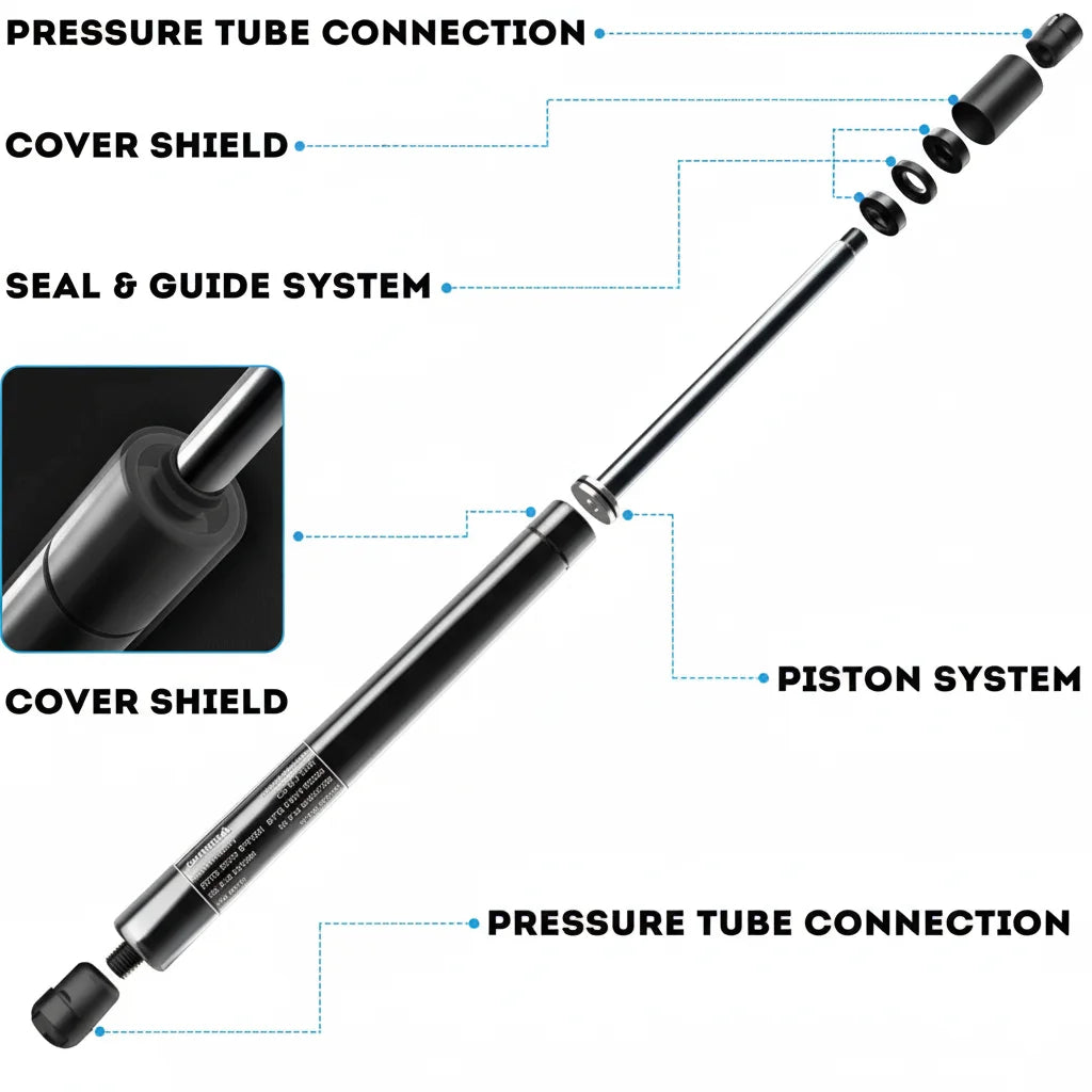2PCS Rear Tailgate Boot Trunk Gas Spring Struts For LAND ROVER RANGE ROVER III L322 2002-2012 SPORT L320 2005-2013