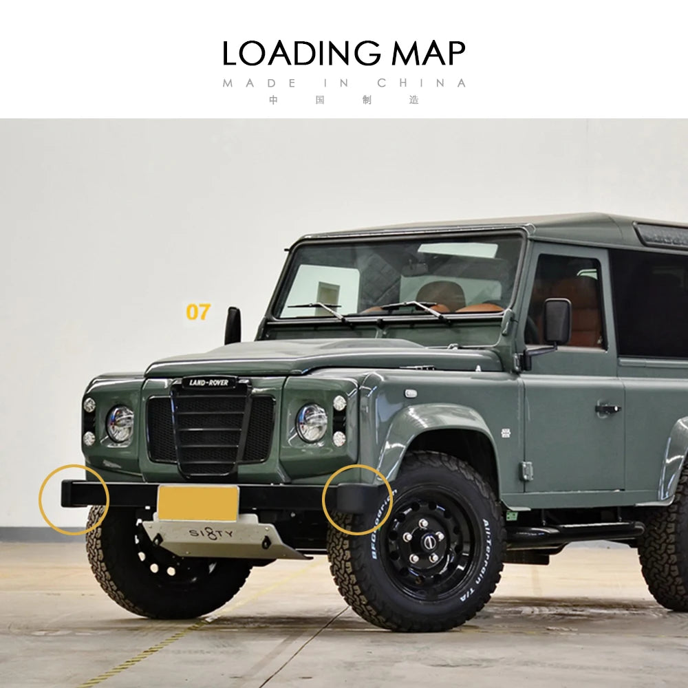 Front Bumper Anti-collision Rubber for Land Rover Defender 4x4 Offroad Sport Car Accessories Body Parts RUBBER CAP Guard