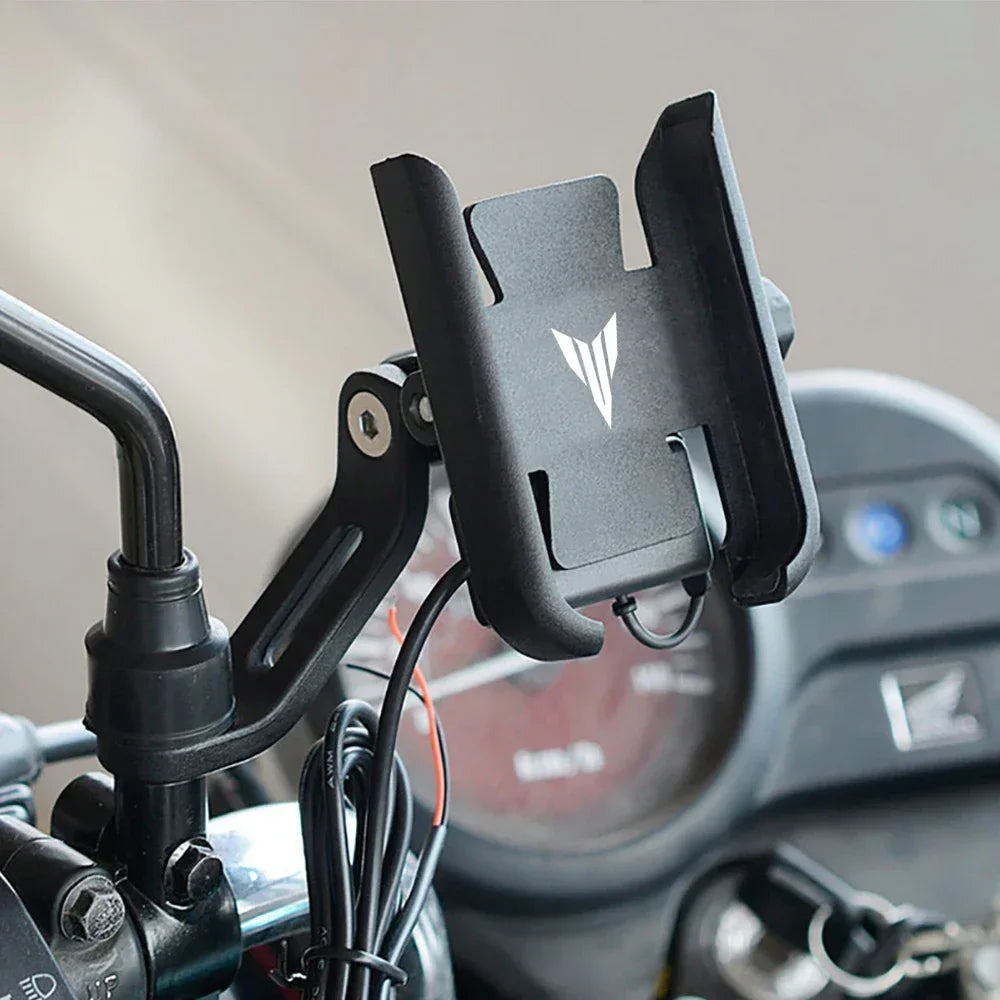 For YAMAHA MT01 MT09 MT07 MT10 MT03 MT 09 07 03 10 Aluminum Bicycle Mobile Phone Holder Handlebar GPS Stand Bracket Motorcycle