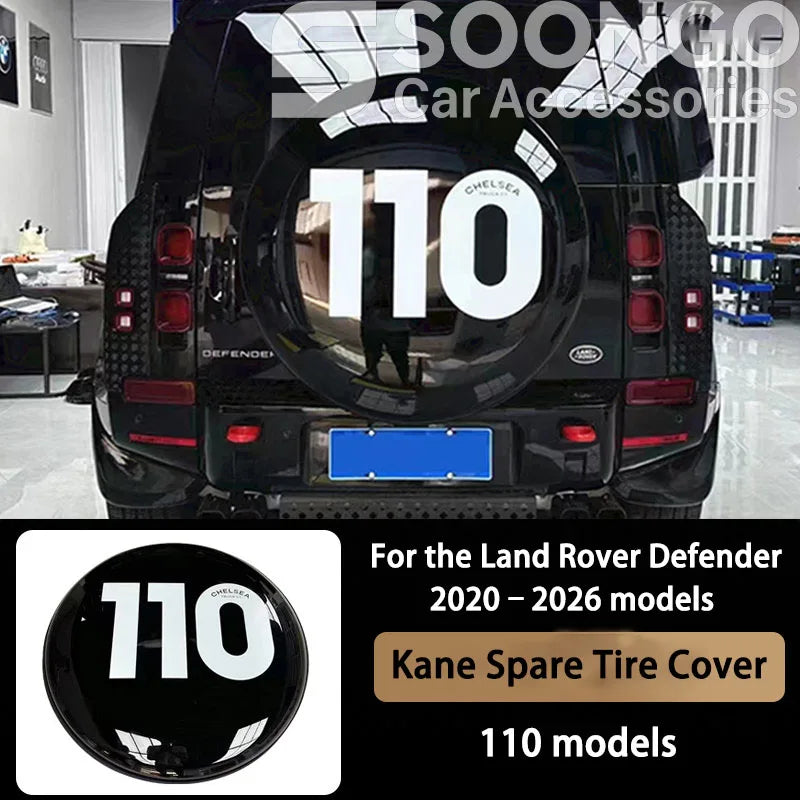 Car Rear Spare Wheel Tire Protectorive Cover For Land Rover Defender 90 110 130 2020-2026  Exterior Decoration Accessories