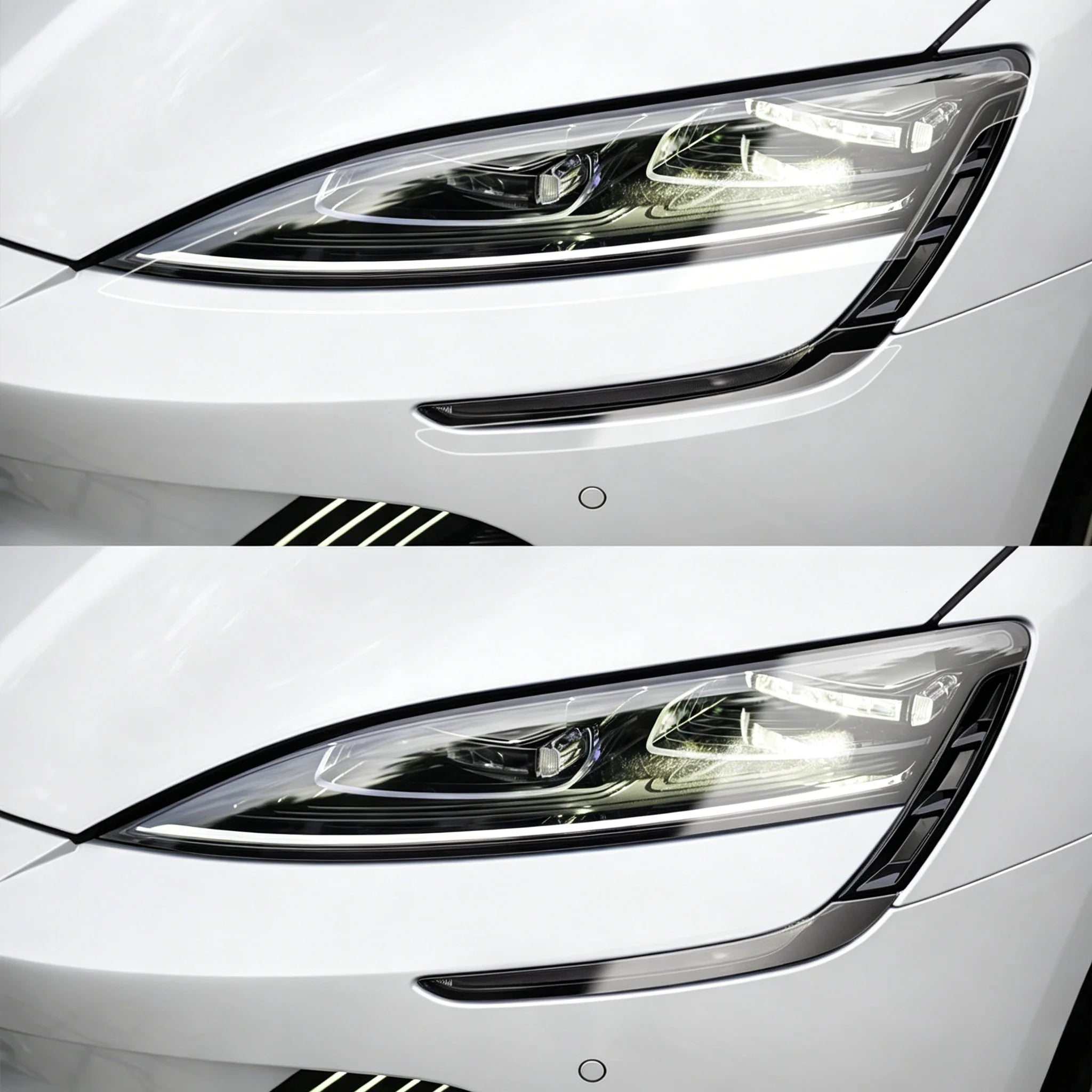 Car Headlight TPU Protective Film For BYD Seal 2023-2025 Smoke Black Transparent Tinted Customization PPF Anti-Scratch Films