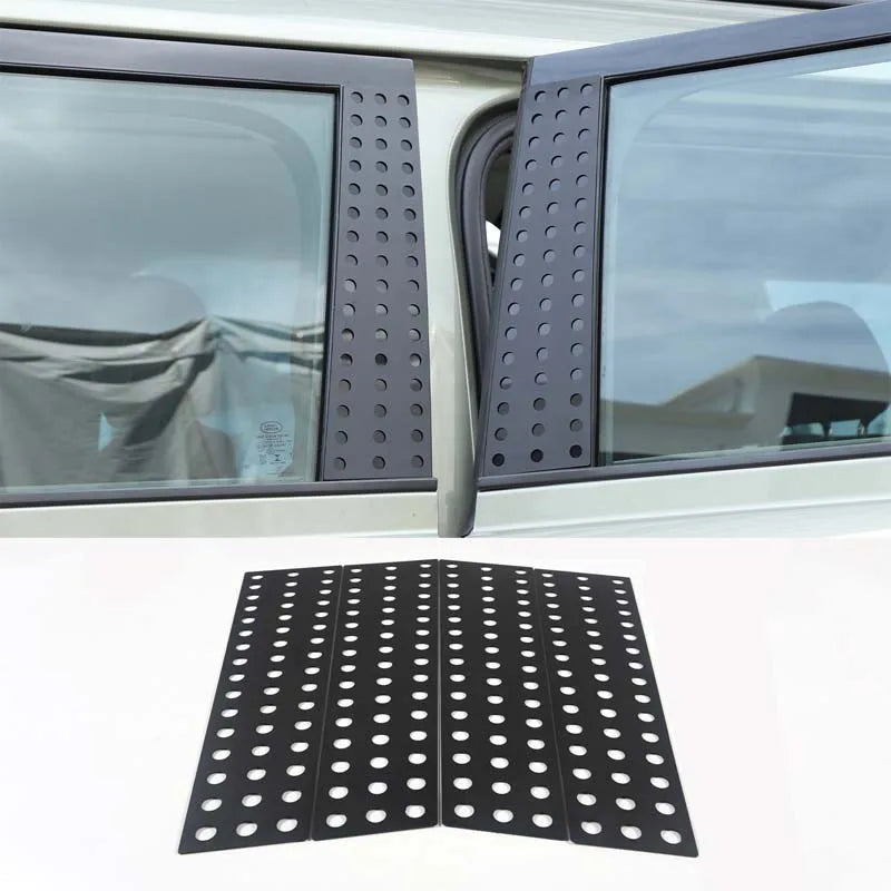 For Land Rover Defender 90 110 130 2020+ Aluminum Alloy Black Car Tailgate Window Storage Fence Foldable Pallet Rack Accessories