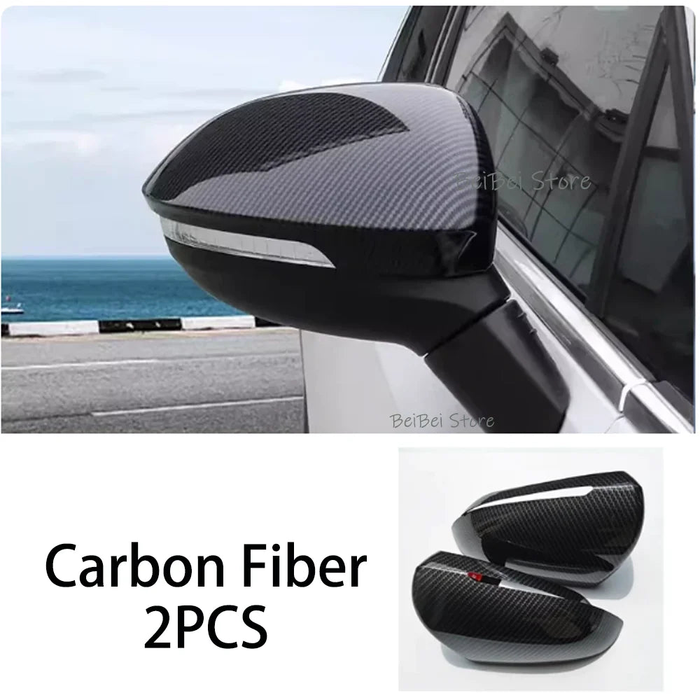 For BYD Sealion 5 DM-i Song Pro SA2 2024~2026 2025 Car Carbon Fiber Rearview Mirror Protect Cover Decorat Modificat Accessories